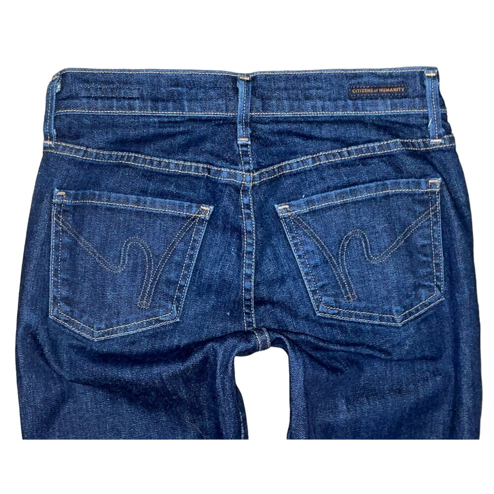 Citizens of Humanity Elson Medium Rise Straight Leg Ankle Jeans Size 24